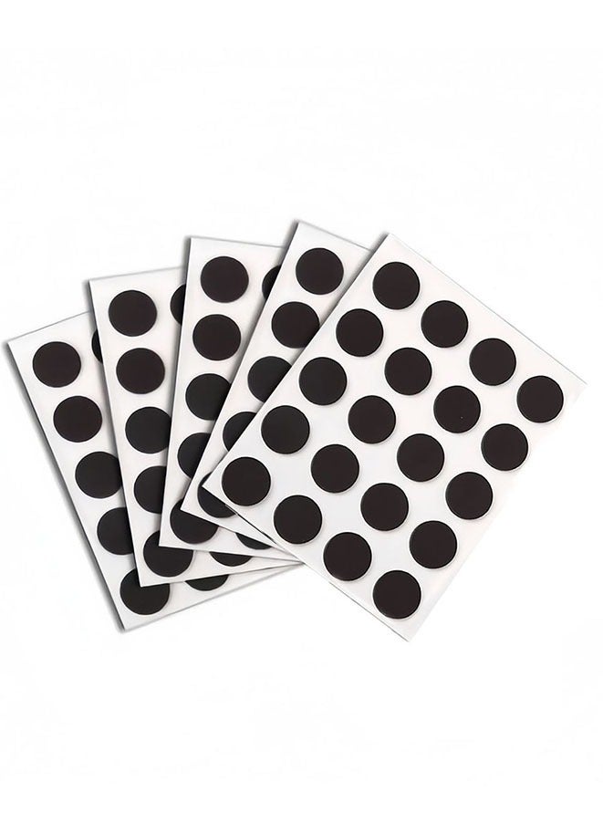 100 Pcs Round Magnets with Adhesive Backing Flexible Self Adhesive Magnets