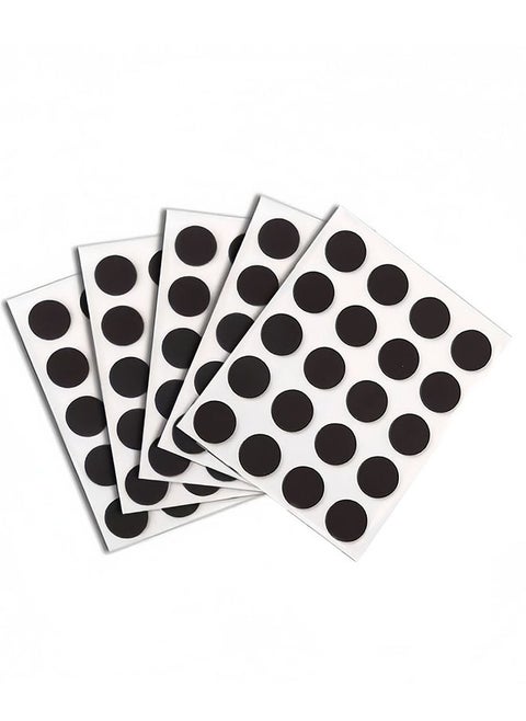 100 Pcs Round Magnets with Adhesive Backing Flexible Self Adhesive Magnets