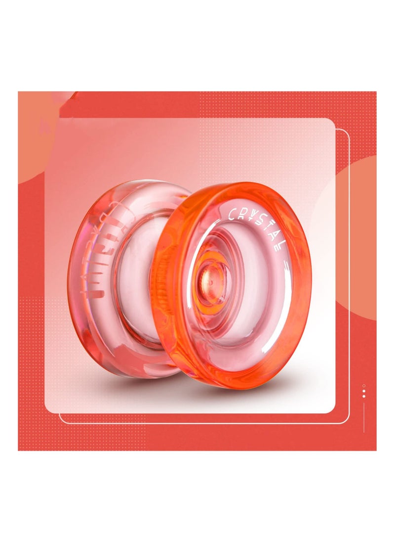 KASTWAVE - Responsive Yoyo K2 Crystal, Professional Dual Function Yoyo with Replacement Unresponsive Yoyo Bearing Removal 5 Yoyo Strings Holder Removal Bearing Tool for Advanced Yoyo Players Kids Beginners - Image 1