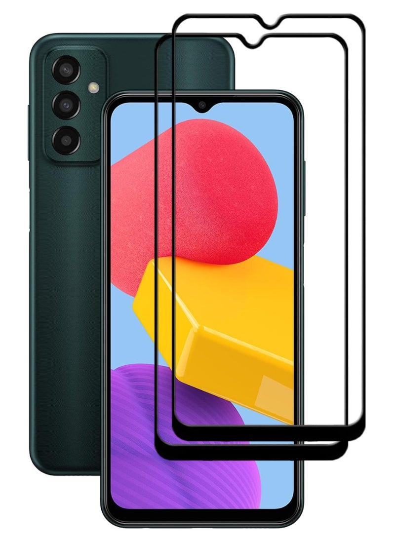 ACLIX 2 Pieces Antistatic ESD Dustproof Premium Quality High Definition Tempered Glass Screen Protector Designed For Samsung Galaxy M13 - Image 1