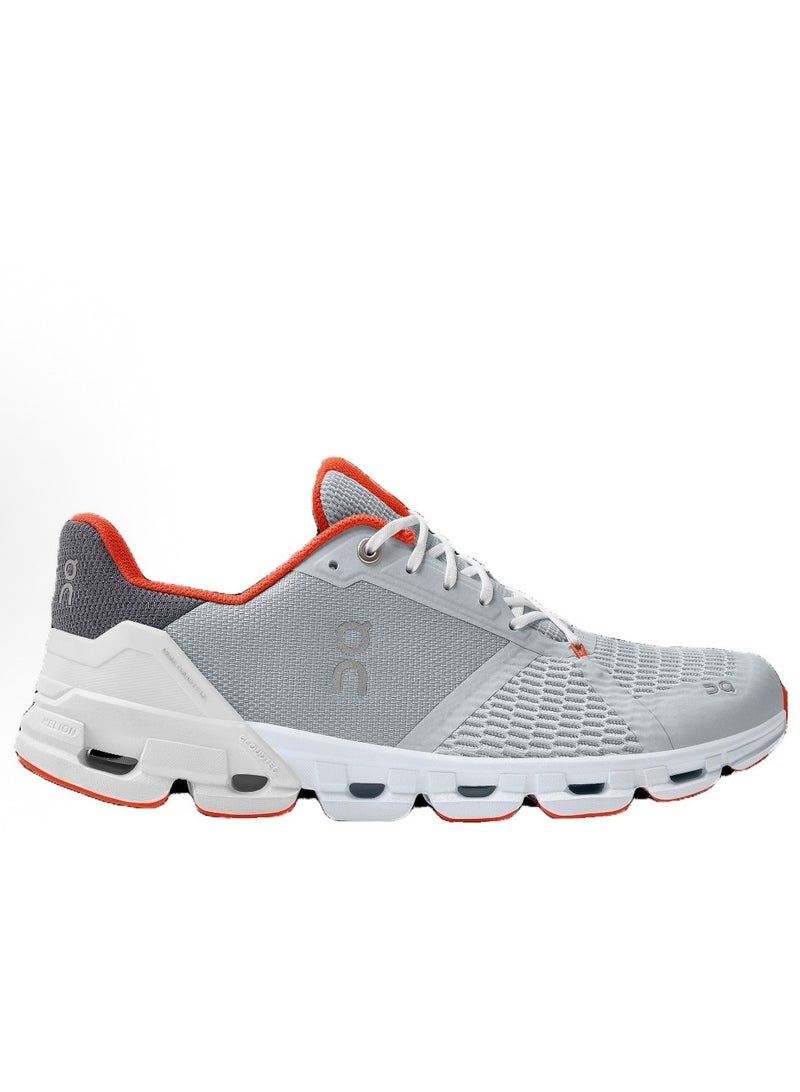 ON cloud flyer casual sneakers white gray orange black  - Image 2