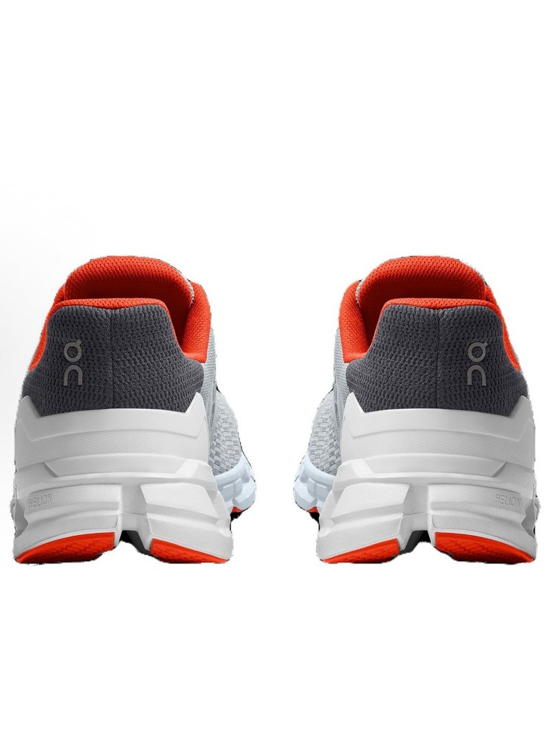 ON cloud flyer casual sneakers white gray orange black  - Image 5