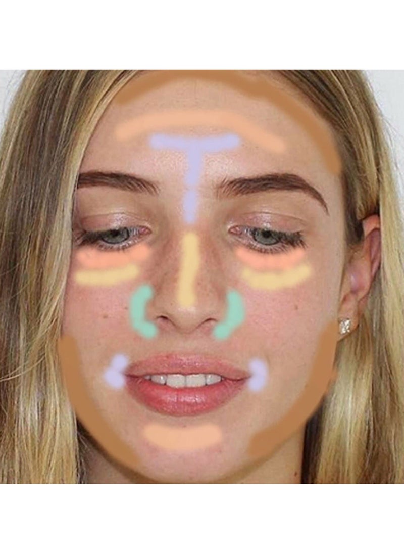 Generic - Color Corrector Palette, 6 Colors Concealer, Full Coverage Concealer, Concealer Contour Palette for Dark Circles, Redness, Long Lasting Cream Contour Palette, Brightening Cream Concealer - Image 1