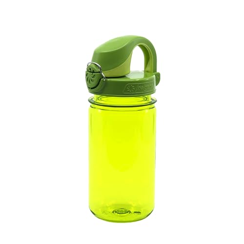 Nalgene Sustain Tritan BPAFree Kids On The Fly Water Bottle Made with Material Derived from 50 Plastic Waste Using ISCC Certified Mass Balance Leak Proof Durable BPA Free Carabiner Friendly - Image 1
