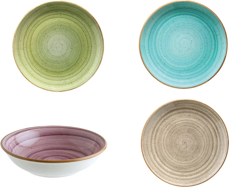Bonna Porselen Bonna Porcelain Gourmet 15 cm Deep Plate 4 Different Colors