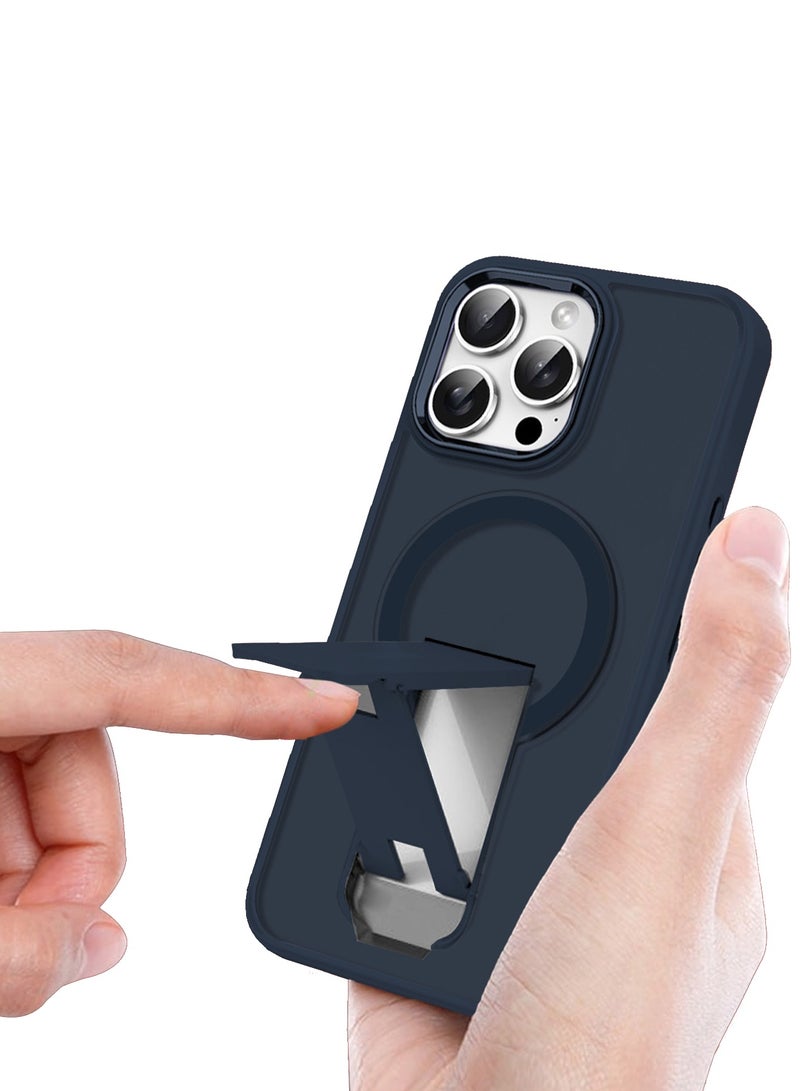 CATANES ( for iPhone 16 Pro ) Case Magnetic Kickstand Cover with Screen Camera Protection Support Wireless Charging Cover - Image 2