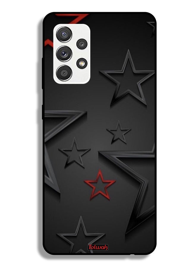 Tolwak Samsung Galaxy A32 5G Protective Case Cover Stars Pattern - Image 1