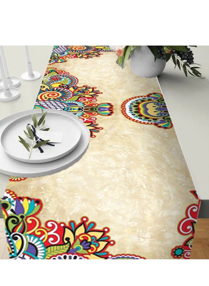 Decorior - High-Quality Faux Leather Table Runner – Modern & Classic Design – Stain Resistant & Easy to Clean – Vibrant Colors – 40×140 cm - Image 1