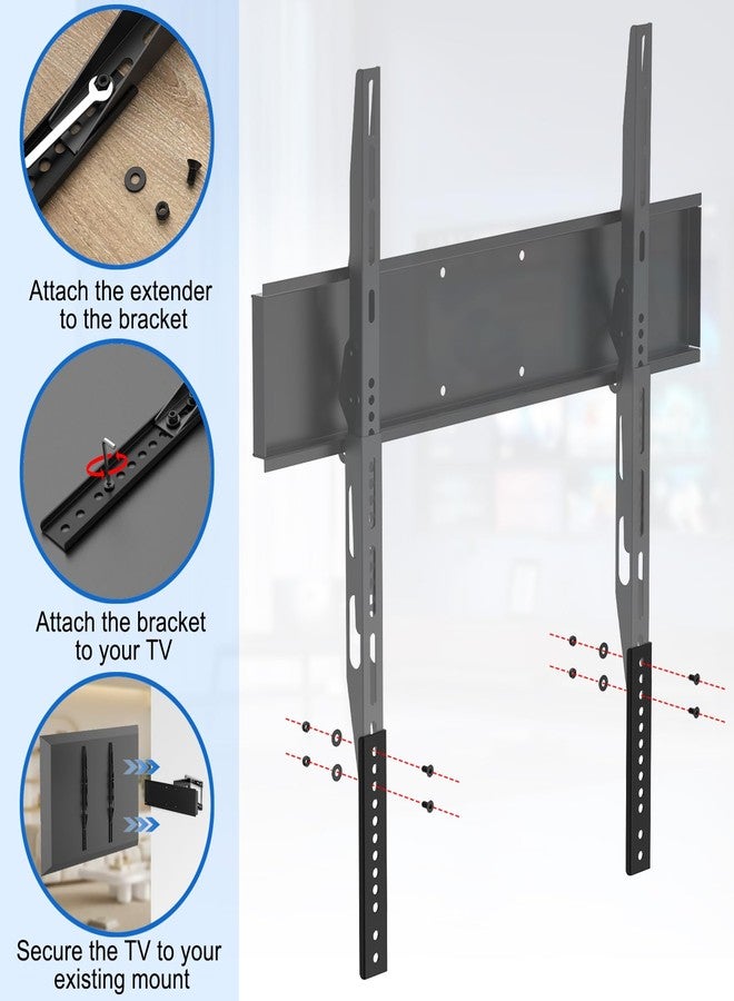 appacare Vertical VESA TV Mount Extender Bracket Kit Compatible Designed for Low VESA Pattern TV’s,Fits for TV Ceiling Mounts,Extension Bracket Plate - Image 4