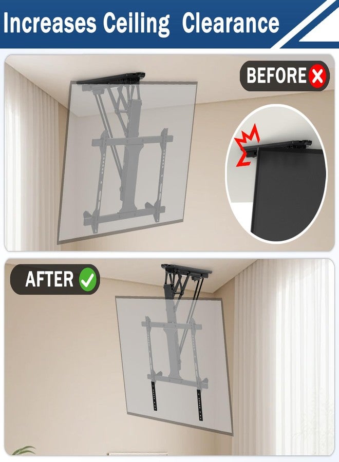 appacare Vertical VESA TV Mount Extender Bracket Kit Compatible Designed for Low VESA Pattern TV’s,Fits for TV Ceiling Mounts,Extension Bracket Plate - Image 5