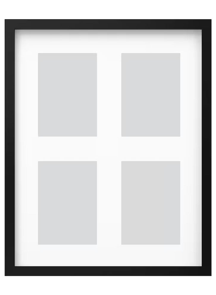 إطار RÖDALM لـ 4 صور، أسود، 40x50 سم - Image 1