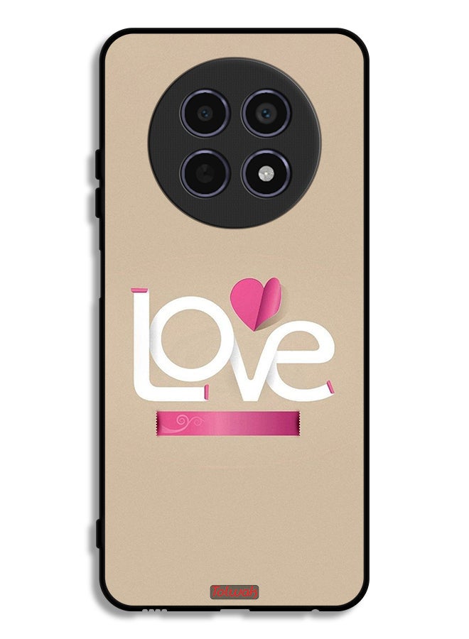Tolwak Realme 12 5G Protective Case Cover Love Art - Image 1