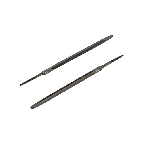AGRICO Tata Agrico 125mm Slim Taper Saw File Set Steel for Sharpening Steel for Sharpening | Precision Metal & Wood Filing Tool, Square & Flat | FIL008 (Grey, Set of 10) - Image 1