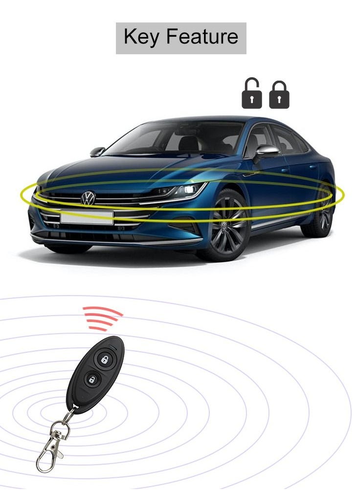 milano - RoadPower - Universal Car Keyless Entry System Remote Control - Image 1