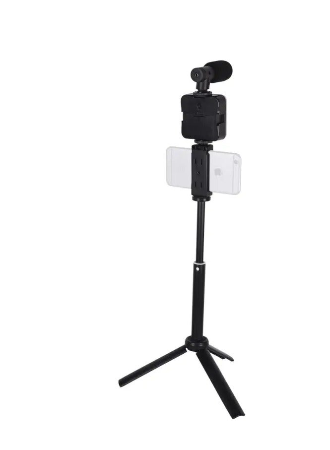AY49T Smartphone Vlogging Kit for Starter Video Recording Microphone  Tripod  Phone Clip for YouTube Tiktok Instagram Fitness Yoga - Image 4