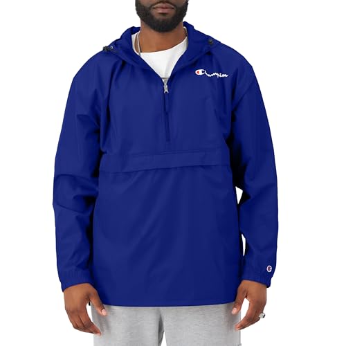 Champion mens Packable Solid Jacket Surf the Web549369 Large US - Image 1