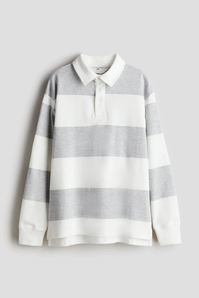 H&M Cotton jersey rugby shirt