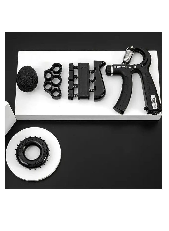 SportQ Hand Grip Strengthener Kit, 5 Pack, Adjustable Grip Exerciser, Finger Stretch Resistance Expander Bands, Finger Strength Trainer, Hand Press Ball and Exercise Ring multipe shapes - pzsku/Z635F09318C585DDB30AEZ/45/_/1709124630/51a6b433-8f82-4501-afc9-12356d55b3b1