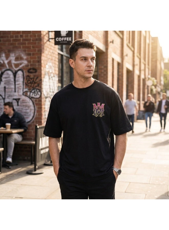 Oversized T Shirt for Men and Women Premium 100 Percent Bolivar Cotton Heavyweight Streetwear Graphic Print Loose Fit Casual Fashion Tee Breathable Soft Cotton Crew Neck Short Sleeve Urban Style Top - Image 1