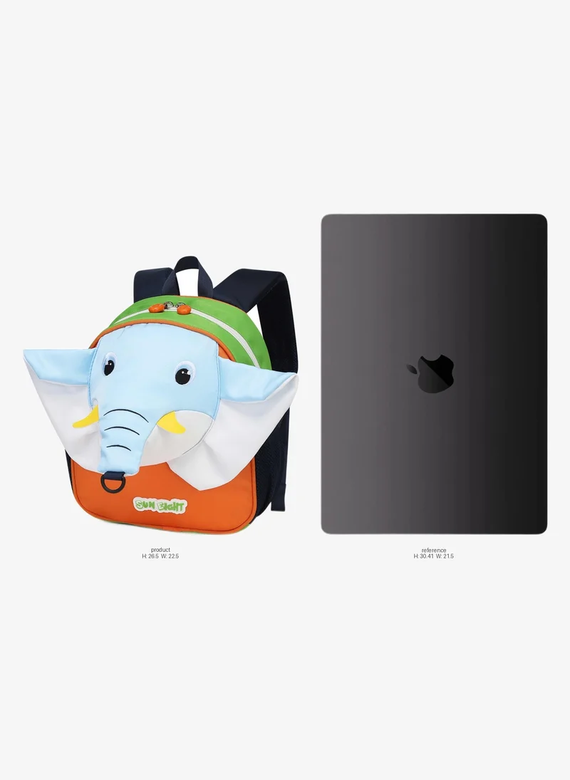 صن إيت Adorable Elephant Kids Backpack Lightweight Waterproof Safety Leash Perfect for Toddlers & Preschoolers, SE22138