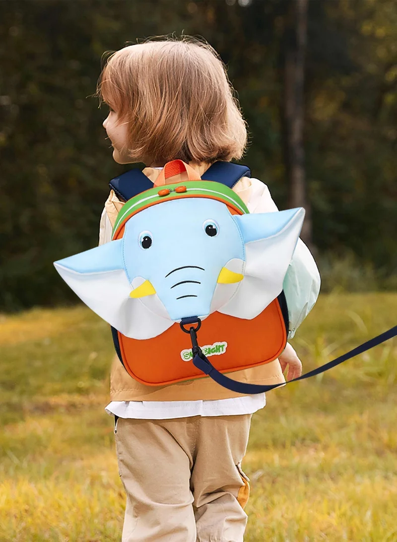 Sun Eight Adorable Elephant Kids Backpack Lightweight Waterproof Safety Leash Perfect for Toddlers & Preschoolers, SE22138