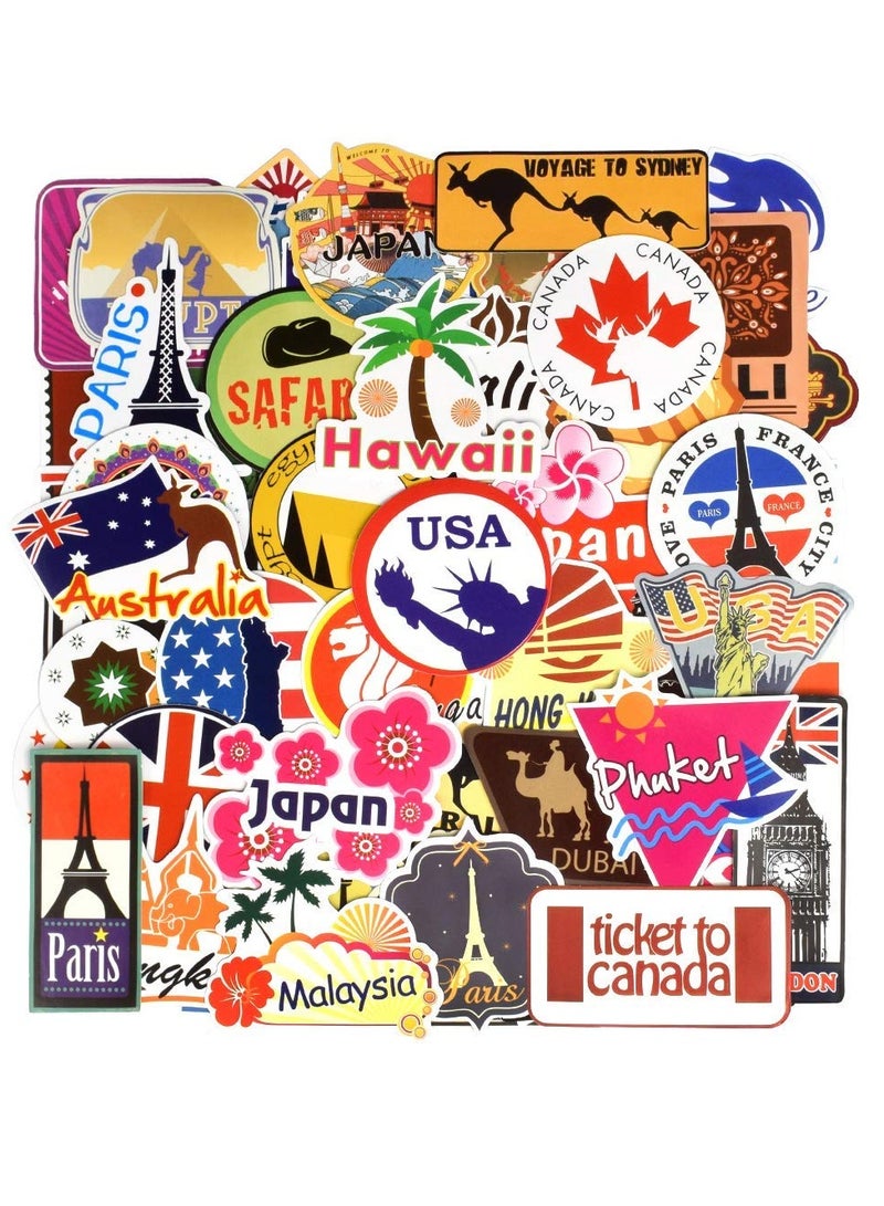 Zikra (100pcs) Waterproof Stickers Pack for Fashion Laptop Decals Water Bottle Cars Motorcycle Bicycle Bumper Skateboard Luggage Phone Case DIY Decoration Logo Books - Image 5