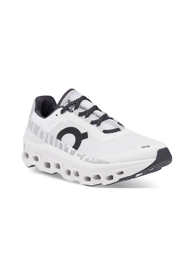 On Cloudmonster Trendy & Comfortable Sports Running Shoes, Fabric, Shock Absorption, Anti-Slip, Wear-Resistant, Breathable, High Resilience, Low-Top (White) - Image 3