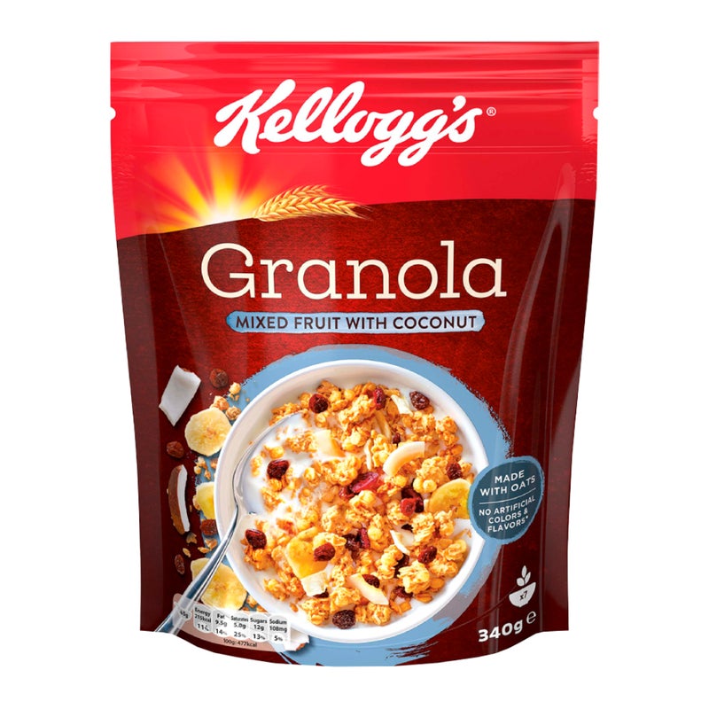 Kellogg's Granola Fruits & Coconut - 340g - Image 2