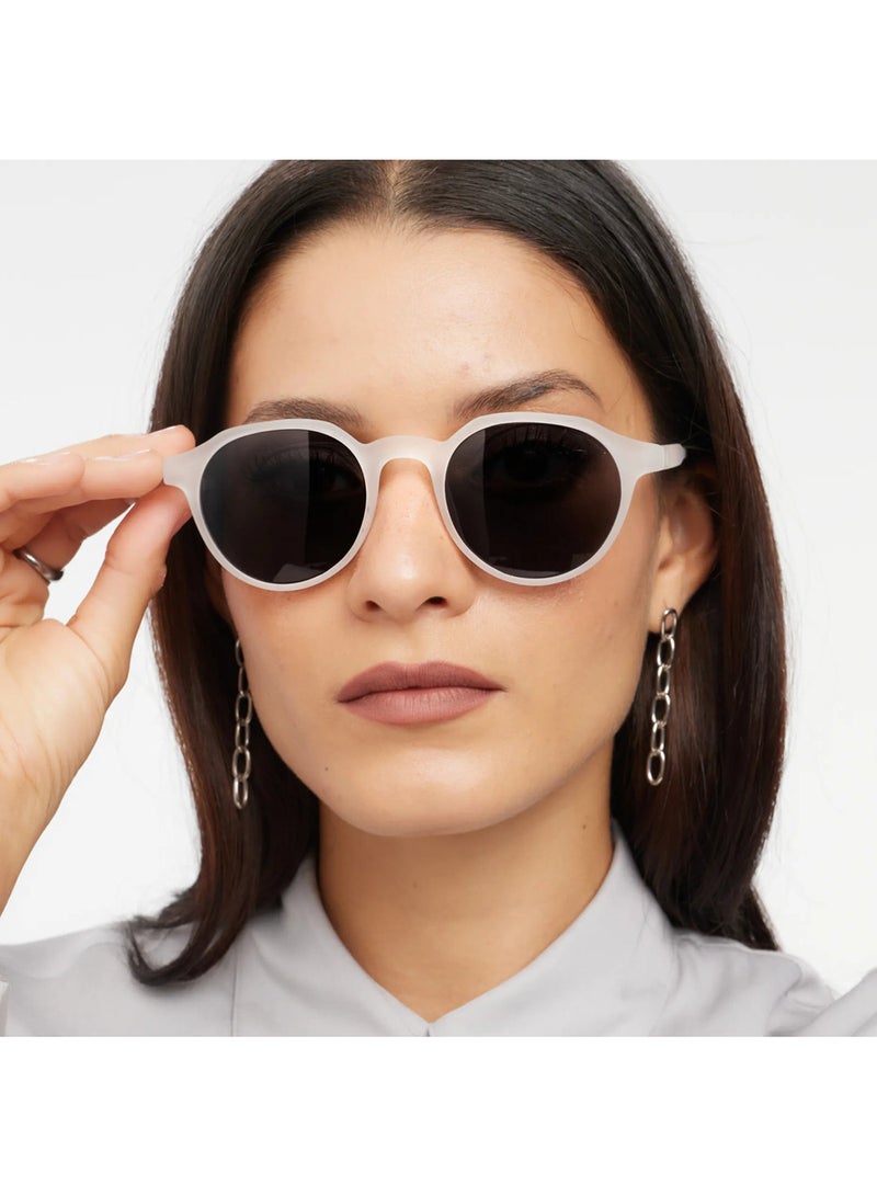 BARNER Chamberi Coconut Milk Sun - Unisex  Hexagonal Sunglasses - Image 3