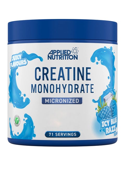 Creatine Monohydrate Micronized Powder Icy Blue Razz 250 Gm