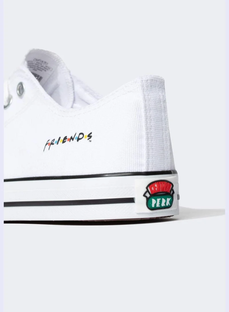 DeFacto Friends Print Lace Up Trainers