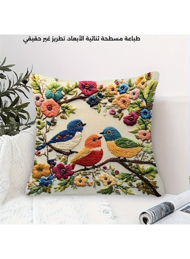 موان كوشن مودرن جلد صناعي 45×45 سم - غطاء وسادة ديكور فاخر للمنزل والريسبشن وغرف المعيشة - Image 2