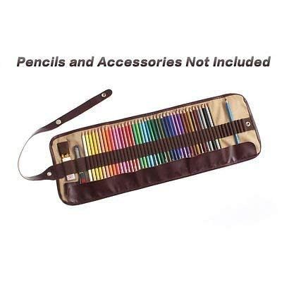 ARROLLIANT Pencil Wrap Durable Pencil Bag Set for Sketch Color Pencil Pouch Storage Stationery School Crafts Supplies - Image 3