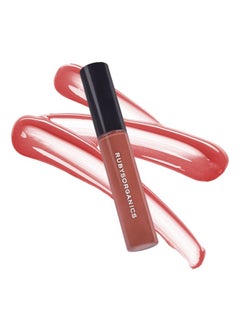 Ruby's Organics Lip Oil Gloss For Women And Girls, All Skin Tones- Moisturizing, Long Lasting, Non Sticky And Non Drying Formula, Glossy Texture, Natural Lip Makeup, Paraben Free - Toffee, 6.5Ml  - Image 1