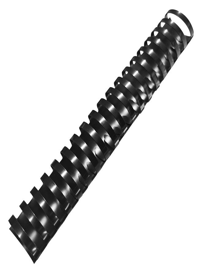 TOTiyea 50 Pack 19 Ring Plastic Binding Combs, 1-1/2 Inch Diameter, 320 Sheet Capacity, Letter Size, Black Comb Binding Spines - Image 1