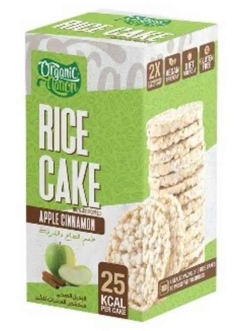 كيكة الأرز الوطنية-20قطعة-120-140 جرام-التفاح بالقرفة