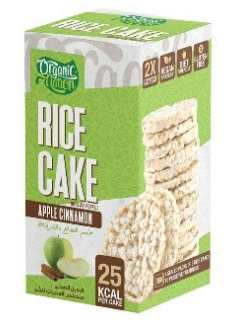 كيكة الأرز الوطنية-20قطعة-120-140 جرام-التفاح بالقرفة