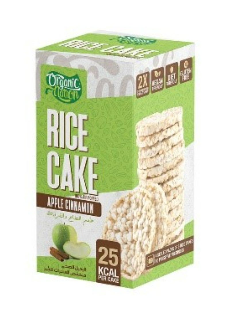 Organic Nation Rice Cake-20Pices-120-140 G.-Apple Cinnamon