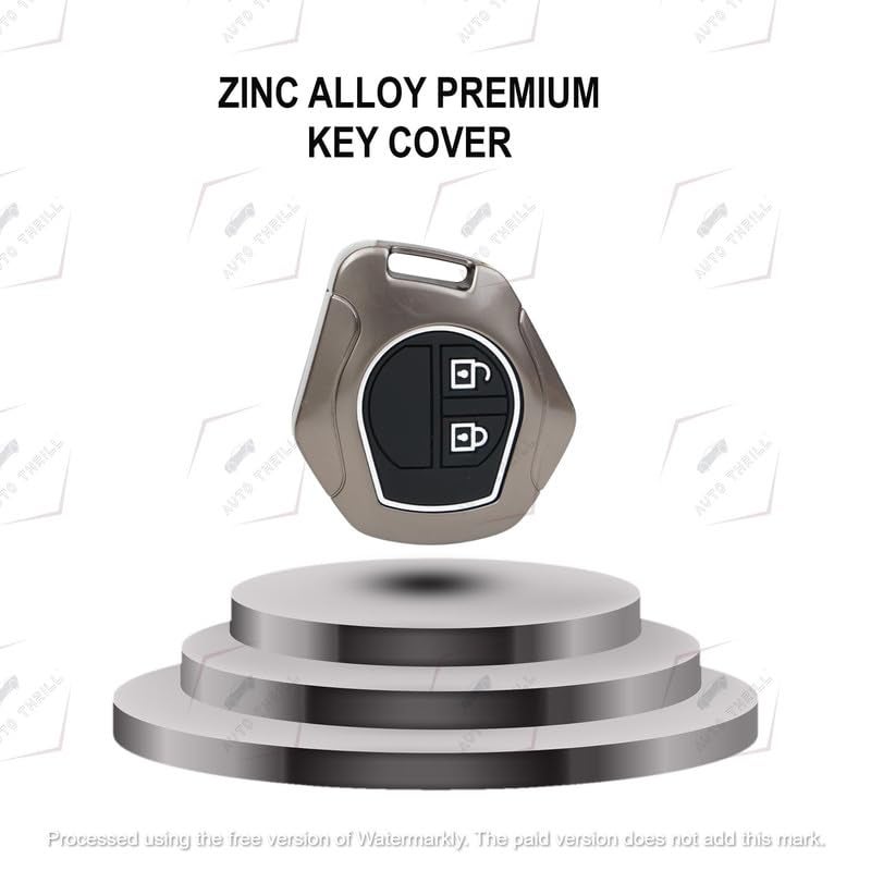 Auto Thrill AutoThrill Premium Metal Key Cover for Suzuki Button Remote Key – Compatible with Swift, Ertiga, WagonR, Celerio, Dzire, Alto, Fronx, Brezza, SPresso, Ignis - Image 5