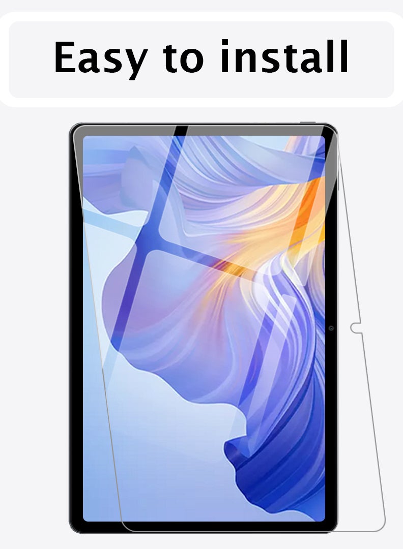 Theodor Screen Protector for Honor Pad X8  9H Hardness Tempered Glass, Bubble Free Easy Installation, Full Coverage And Anti Scratch Case Friendly- Clear - Image 3