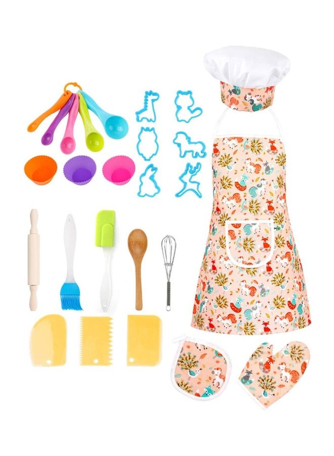 NIBEMINENT 26-Piece Chef Play Set Includes Apron - Image 1