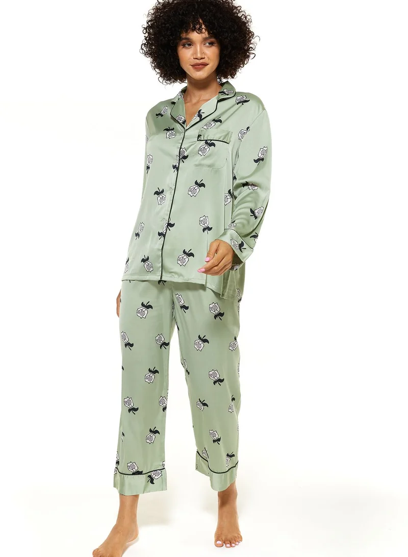 Madamelle Printed Pyjama Set