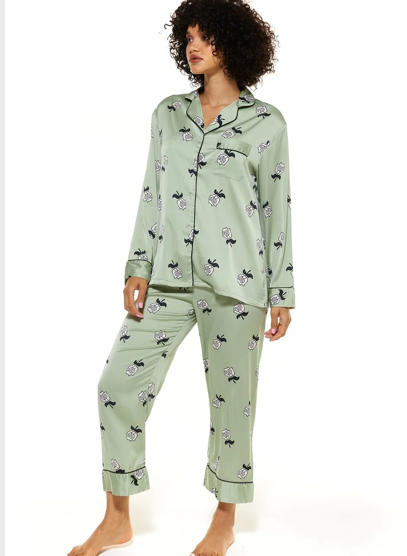 Madamelle Printed Pyjama Set