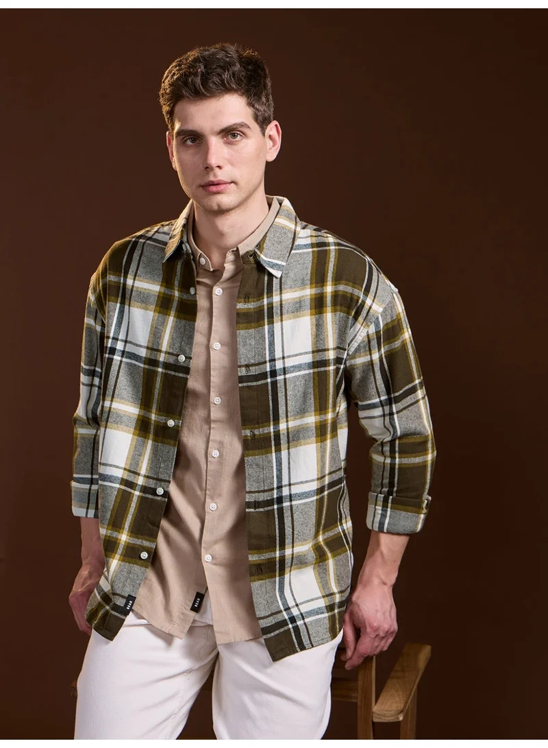 Men’s Shirt for Office, Casual & Party Wear | Comfortable Long Sleeve Shirt with Classic Collar, Button Closure & Versatile Stylish Look