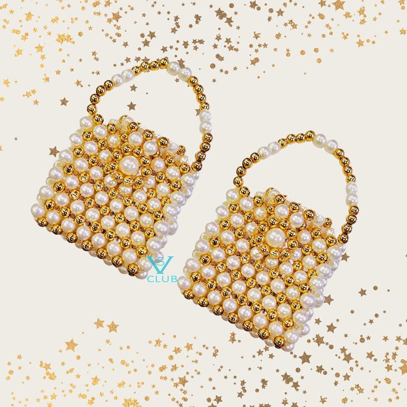 VS Club VS Club 2Pcs Elegant Decorative GoldSilver Coin Pouch Box Gifting 10gm 20gm Sikka Dabbi Empty Perfect for Shagun Engagements Weddings Anniversary Return Gift Packing 2 