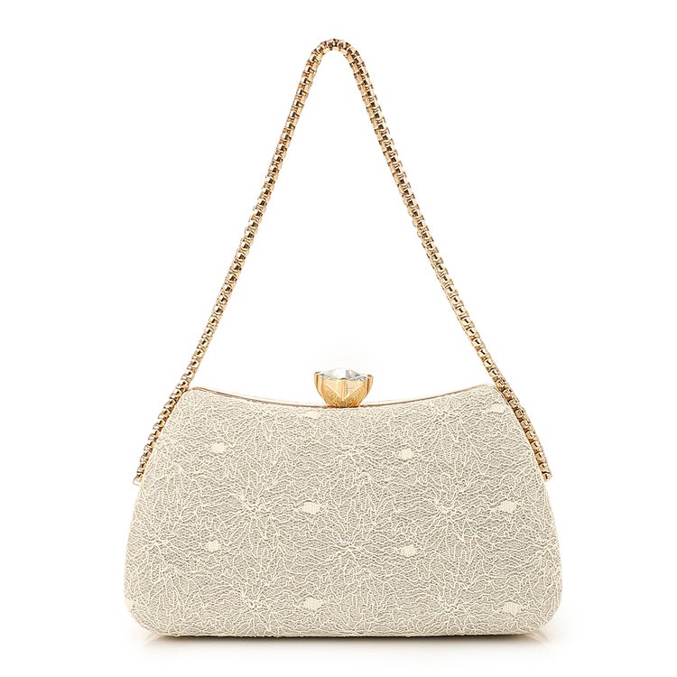 Mr.joe Mr Joe Elegant Gold Clutch Bag with Chain Strap -4157 - Image 2