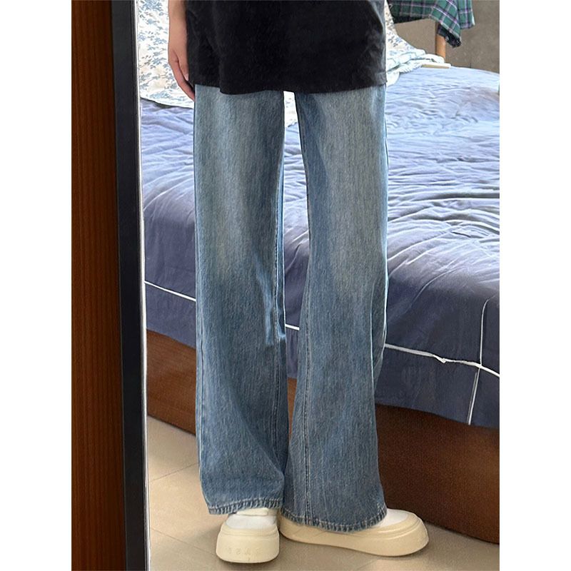 Vintage Classic European-American Design Daily Commute Jeans Blue Size_S - Image 1
