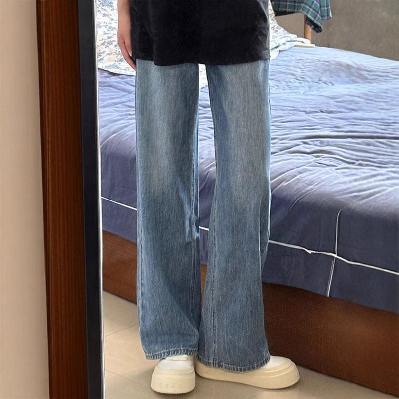 Vintage Classic European-American Design Daily Commute Jeans Blue Size_S - Image 2