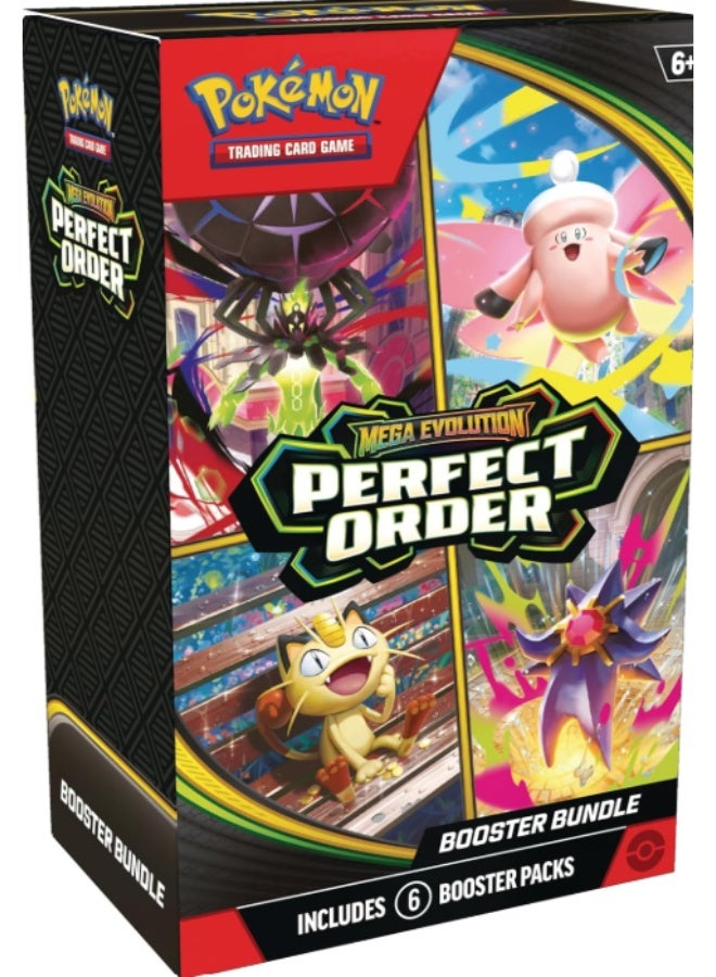 Pokemon ME03 Perfect Order Booster Bundle (6 Packs)
