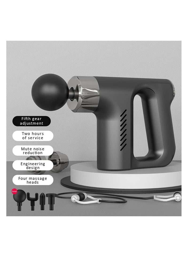 Generic Massage Gun Fascial Gun Muscle Massager Deep Tissue Percussion Massager Body Relax Pain Relief Electric Therapy Gun for Fitness Relaxer - Image 4